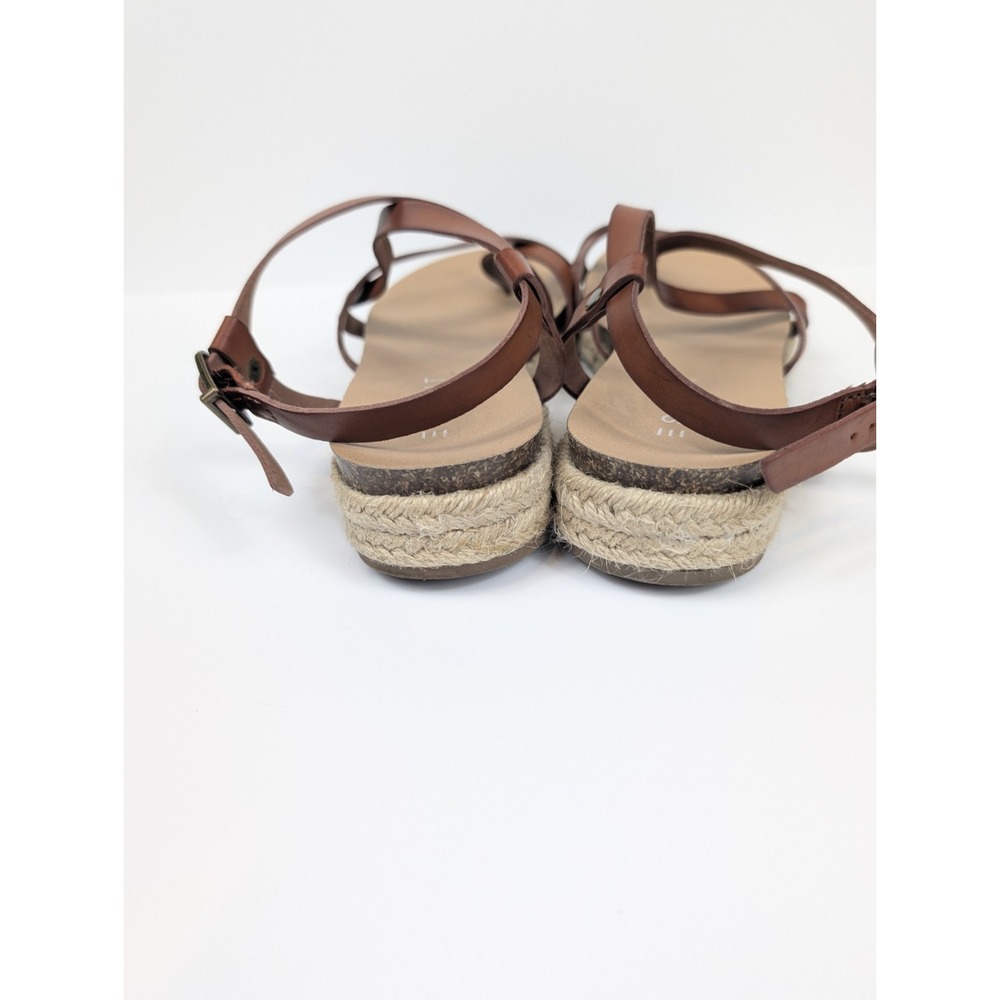 Esprit Judy Brown Espadrille Wedge Sandals Women's Size 8M - Picture 2 of 5